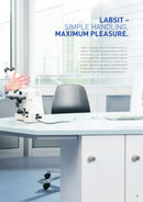 CHAIR LABSIT BIMOS SWIVEL BLACK ANTHRICITE INTEGRAL FOAM POLISHED BASE