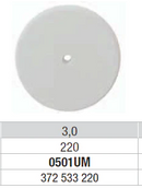 RUBBER WHEEL WHITE UNIVERSAL INTRAPOL EDENTA