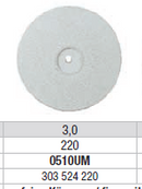 RUBBER WHEEL WHITE UNIVERSAL INTRAPOL EDENTA
