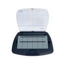 CERAMIC TRAY LAY:ART CRYSTAL AQUA XL