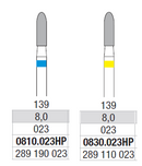 TUNGSTEN CARBIDE BUR HP CROSS CUT 139 ROUND END BARREL EDENTA