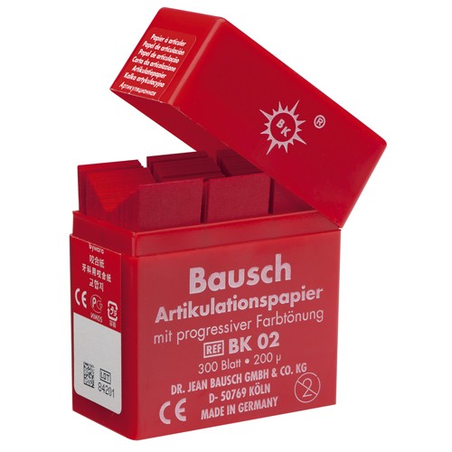 ARTICULATING PAPER RED BK02 200MICRON