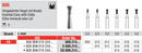 DIAMOND BUR FG INVERTED CONE WITH COLLAR 806 1 pcs EDENTA