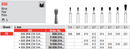 DIAMOND BUR FG PEAR 830 1 pcs EDENTA