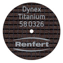 CUTTING DISCS DYNEX TITANIUM RENFERT
 FOR TITANIUM