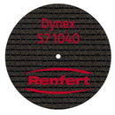 CUTTING DISCS DYNEX RENFERT
 FOR NON PRECIOUS AND MODEL CASTING METAL ALLOYS 38 000rpm