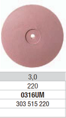 RUBBER WHEEL PINK EXA CERAPOL EDENTA