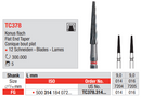 CARBIDE BUR FG 378 1 pcs EDENTA