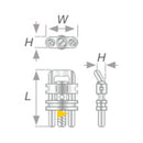 EXPANSION SCREW VECTOR 440R 1pcs SCHEU
