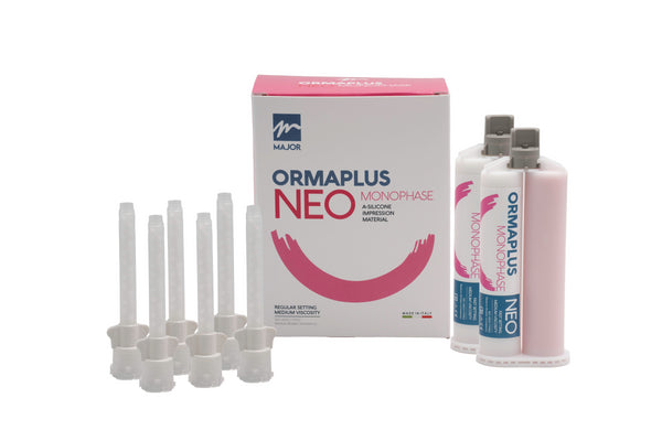 IMPRESSION SILICONE ORMAPLUS NEO MONOPHASE REGULAR 2X50ml
