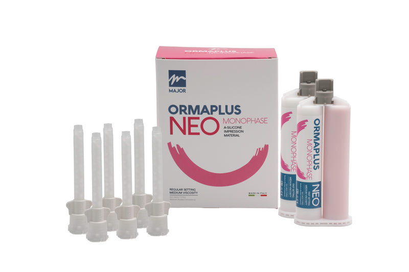IMPRESSION SILICONE ORMAPLUS NEO MONOPHASE REGULAR 2X50ml