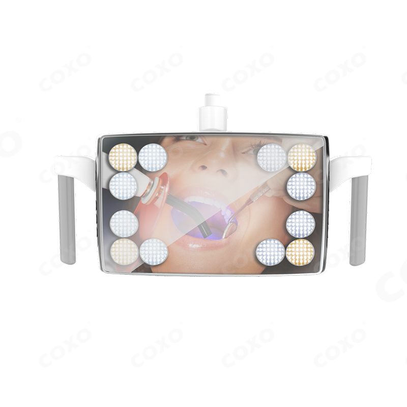 LIGHT CHAIRSIDE LED DENTAL OPERATING LIGHT RECTANGLE 12 LIGHT COXO