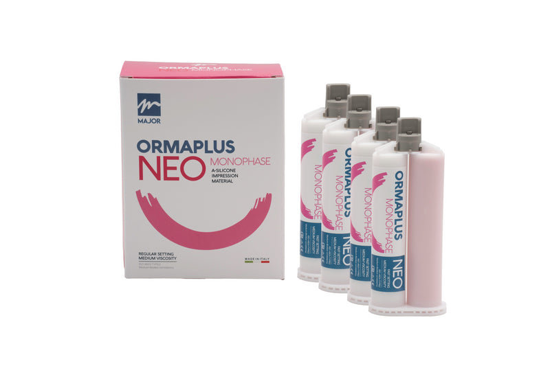 IMPRESSION SILICONE ORMAPLUS NEO MONOPHASE REGULAR 2X50ml