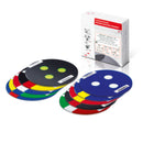 MOUTH GUARD BIOPLAST MULTI COLOUR 125mm ROUND 10pcs SCHEU