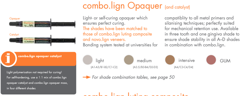 OPAQUER COMBO.LIGN 4g BREDENT