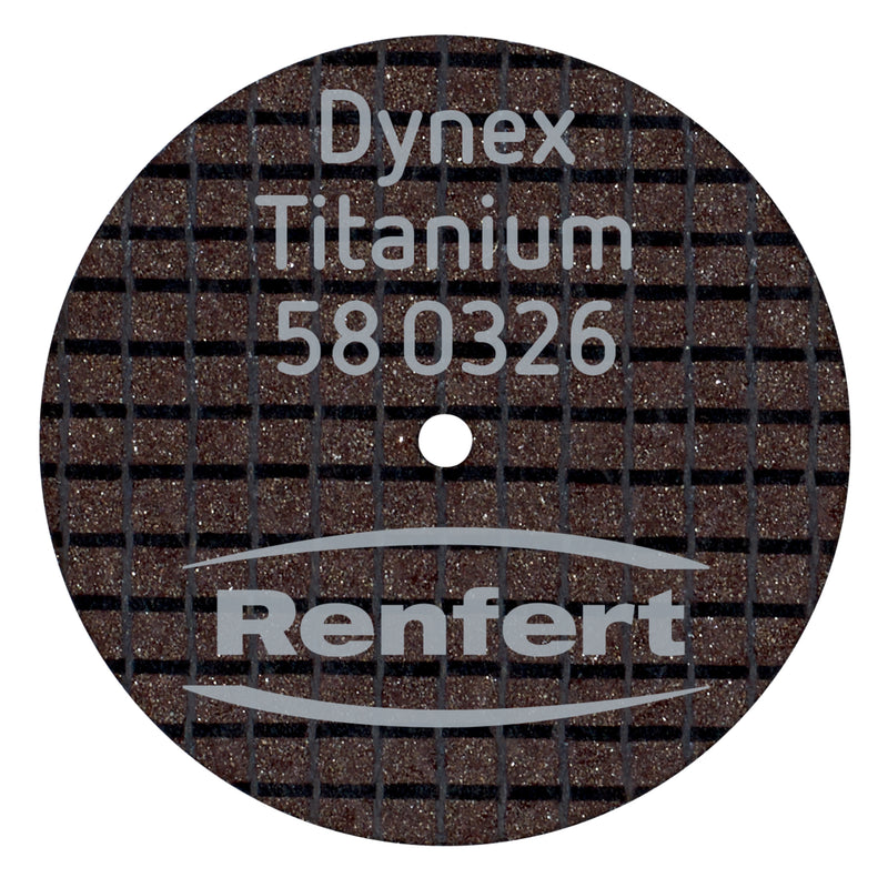 CUTTING DISCS DYNEX TITANIUM RENFERT
 FOR TITANIUM