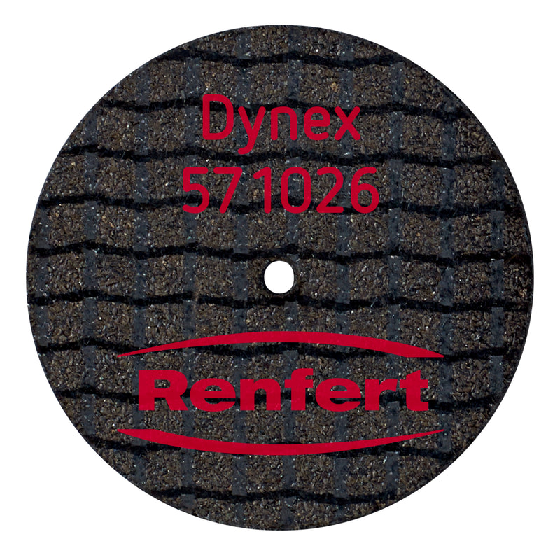 CUTTING DISCS DYNEX RENFERT
 FOR NON PRECIOUS AND MODEL CASTING METAL ALLOYS 50 000rpm