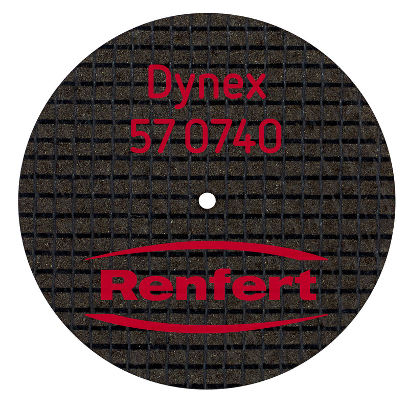 CUTTING DISCS DYNEX RENFERT
 FOR NON PRECIOUS AND MODEL CASTING METAL ALLOYS 38 000rpm