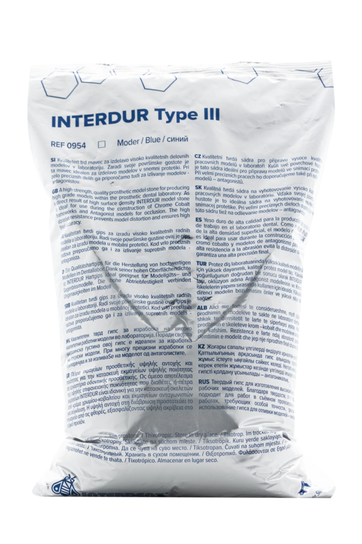 PLASTER INTERDUR TYPE iii INTERDENT