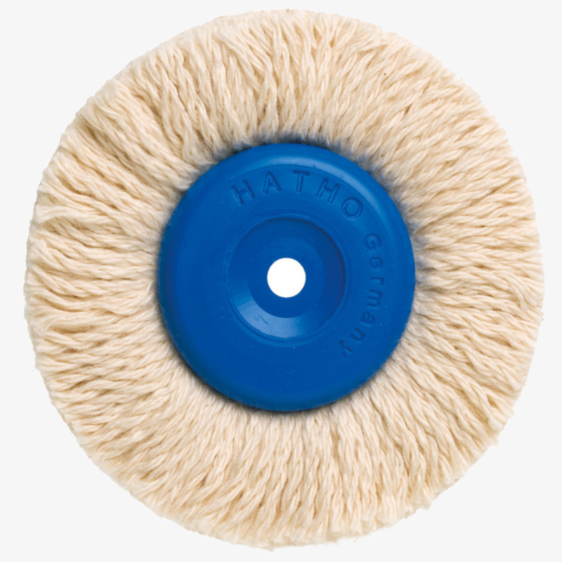 LATHE BRUSH COTTON BUFF HATHO