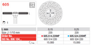 DIAMOND DISC 605 DSP STD SUPERFLEX  22X0.25mm EDENTA