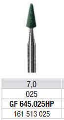 ABRASIVE MOUNTED STONES GREEN 12pcs EDENTA