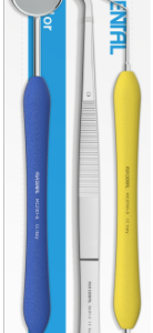 FIRST EXAMINATION KIT 3pcs - HANDLE EXPLORER 9/LONDON COLLEGE/PLANE MOUTH MIRROR