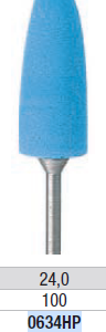 LOLLIPOP BLUE DARK ELONGATED 6pcs COARSE
