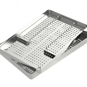 INSTRUMENT TRAY METAL FOR 16 INSTRUMENTS