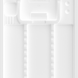 INSTRUMENT TRAY PLASTIC DISPOSABLE DIVIDED WHITE NOT KNURLED 1pcs