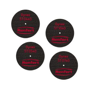 CUTTING DISCS DYNEX RENFERT
 FOR NON PRECIOUS AND MODEL CASTING METAL ALLOYS 38 000rpm