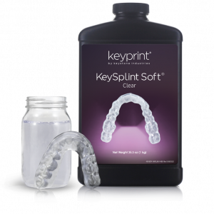 3D PRINTING RESIN KEYSPLINT SOFT PINK 385nm-405nm 1kg