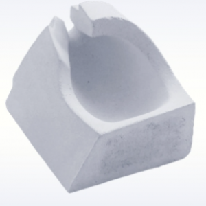 CRUCIBLE DEGUSSA 1pcs SLOTTED CHINESE