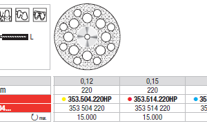 DIAMOND DISC 353 DSP FINE FLEX PREF  22X0.15mm EDENTA