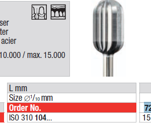 BUR STEEL CUTTER