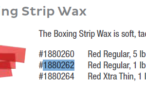 WAX BOXING STRIP WAX REGULAR RED 453g