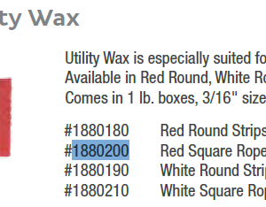 WAX UTILITY RED 335g